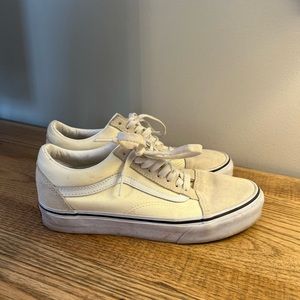 Pale yellow vans